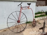 Antique Big Steel Wheel Bicycle