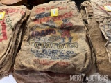 Assortment of Burlap Sacks