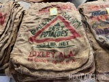Assortment of Burlap Sacks