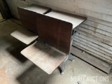 (2) Vintage School Desks