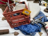 Air Paint Sprayer, Tarp, Electric Paint Sprayer, and Misc. Painting Supplies