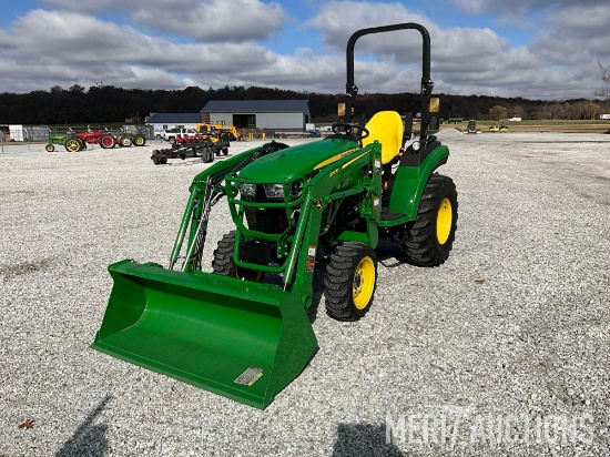 2022 John Deere 2032R MFWD Tractor with 220R Loader