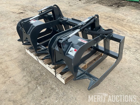 Stout HD72-8 72in. Skidsteer Grapple Bucket