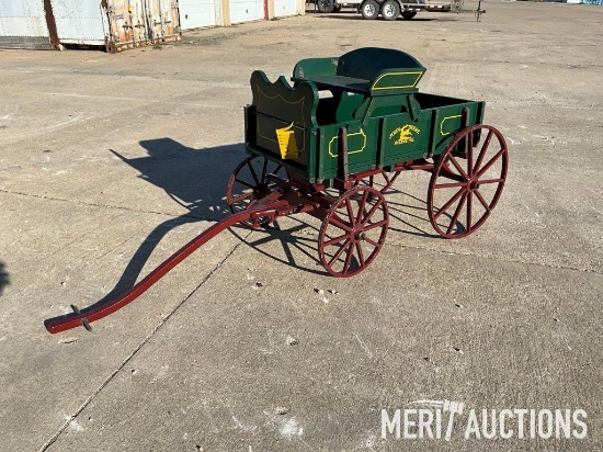 Vintage John Deere goat wagon