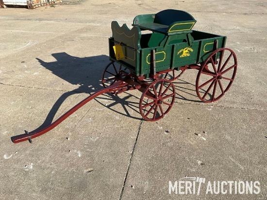 Vintage John Deere goat wagon