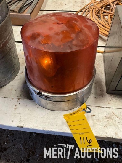 Vintage Amber beacon light