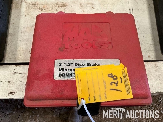Mac disc brake micrometer, DBM 133
