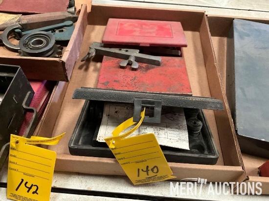 Flat of assorted flaring tools