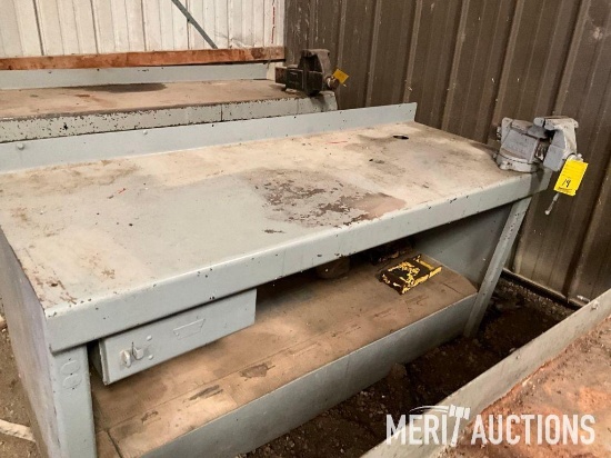 HD steel work bench