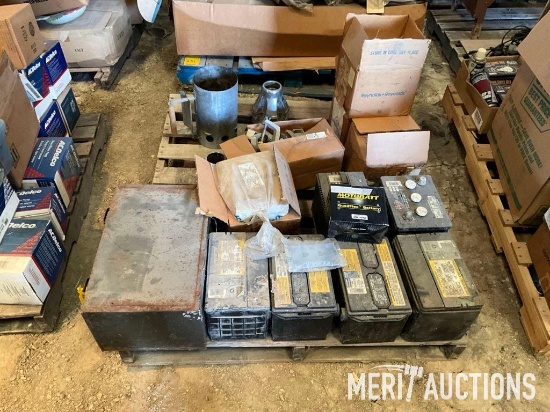 Pallet of batteries and other misc.