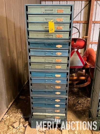 Bowman 16 drawer hardware cabinet