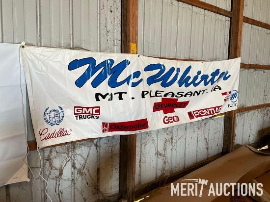 Vinyl McWhirter banner