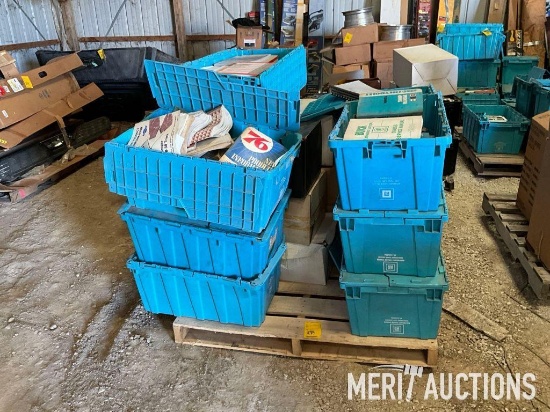 Pallet of shop manuals/ wiring diagrams