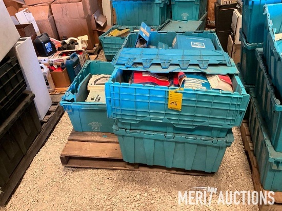 Pallet of service manuals