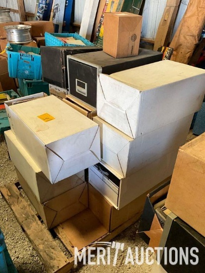 Pallet of diagnostic and service manuals