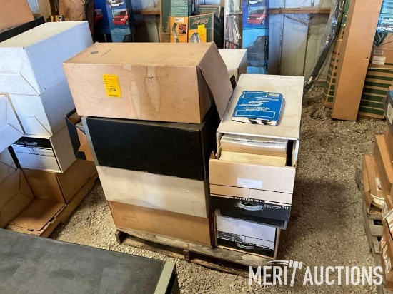 Pallet of service manuals/AC Delco parts