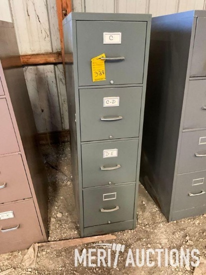 4 drawer metal file cabinet