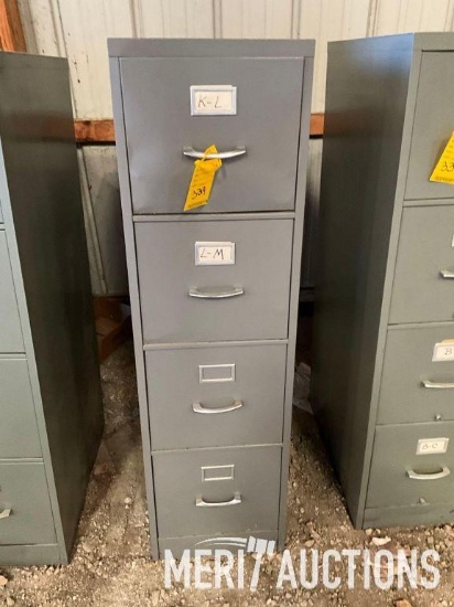 4 drawer metal file cabinet