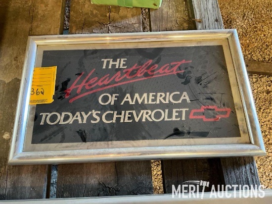 The Heartbeat of America Chevrolet sign
