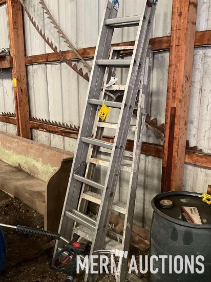 Keller 6ft. Aluminum step ladder & 14ft. Aluminum extension ladder