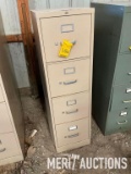 4 drawer Hahn metal file cabinet