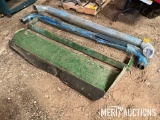 Pair of running boards and JD farm equipment piece
