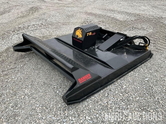 NEW Never Used Brush Wolf 78HD Skid Steer Brush Mower