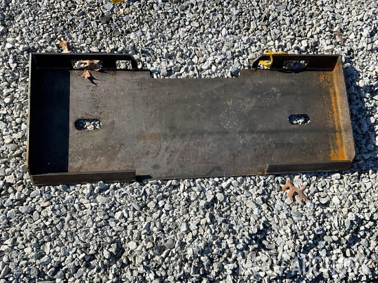 Blank Plate for Skidsteer