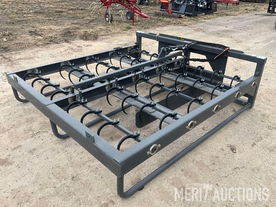 CID Attachments Skidsteer Bale Accumulator