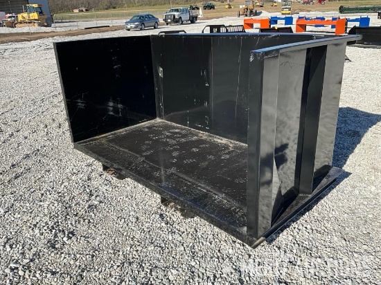4ft. x 8ft. 3-Sided Steel Work Platform for Pallet Forks