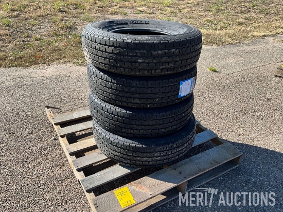 Set of 4 Montreal ST225/75R15 Trailer Tires