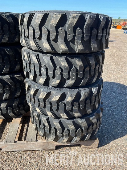 Set of 4 Forerunner 10-16.5 N.H.S. Skidsteer Tires