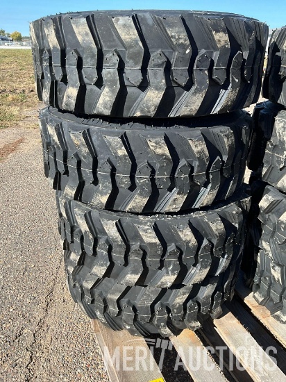 Set of 4 Forerunner 10-16.5 N.H.S. Skidsteer Tires