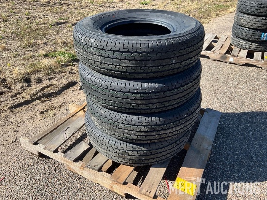 Set of 4 Roadguider ST235/80R16 Trailer Tires