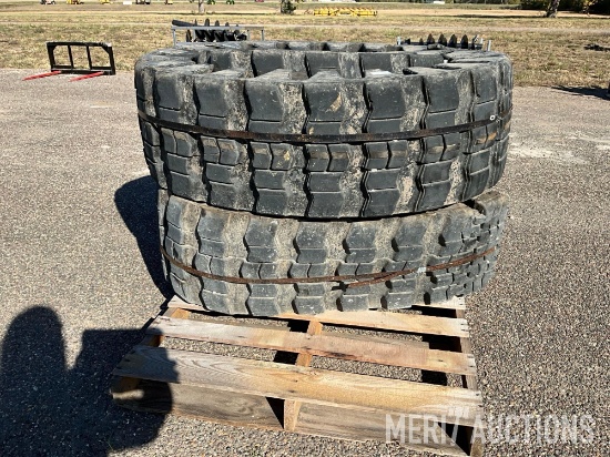 Set of 2 Overtire Skidsteer Tracks
