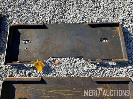 Blank Plate for Skidsteer