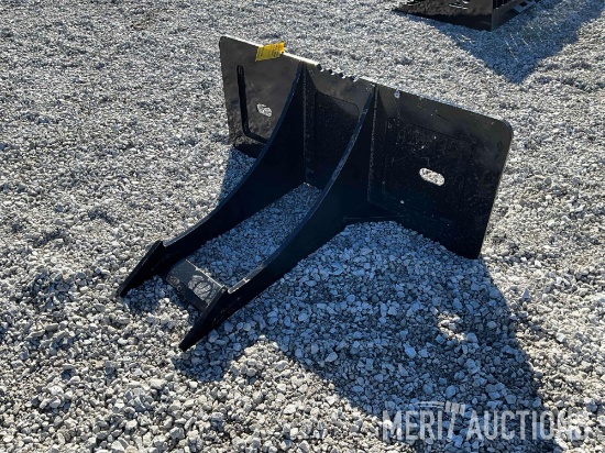 Skidsteer Root and Stump Puller