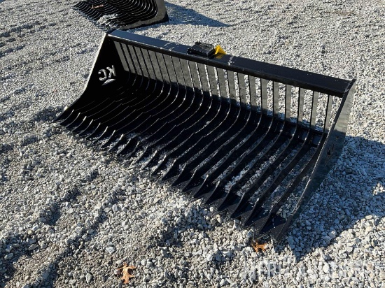 72in. Skidsteer Rock and Root Bucket