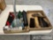 Funnels, oil filter wrench, wire brushes, etc.