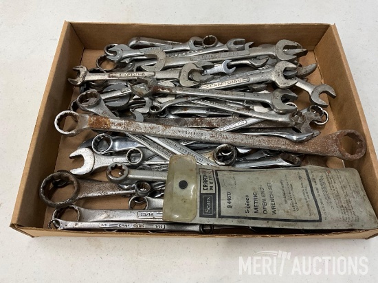 Assortment of wrenches