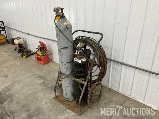 Torch set w/cart