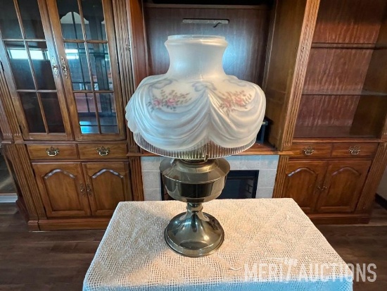 Frosted Glass Oil Lamp