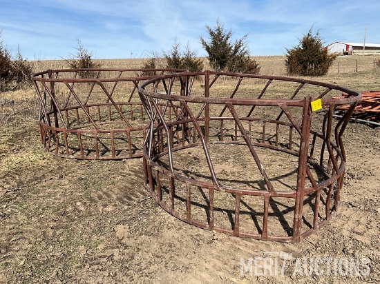 (2) bale feeders