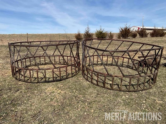 (2) bale feeders