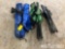 (3) folding canvas lawn chairs