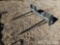 Worksaver 2-prong bale spear, skid loader mount
