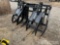 Worksaver 6ft. brush grapple, John Deere loader mount