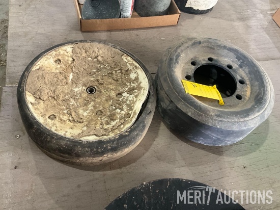 pair of Press wheels