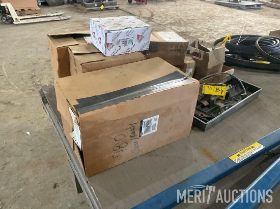 bulk lot of various filters, lights, and other equipment parts