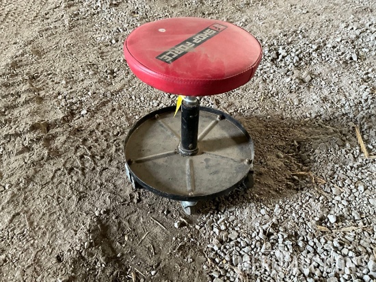 roll-a-round shop stool